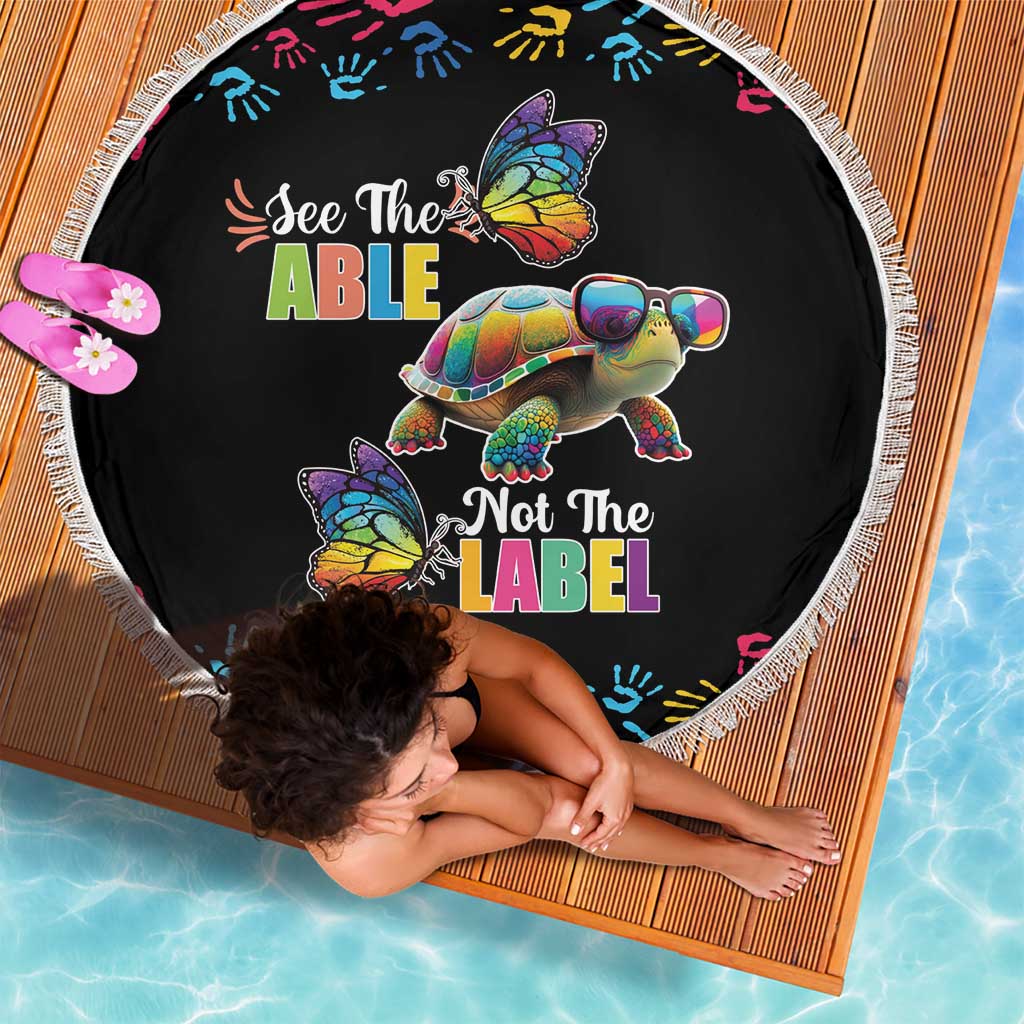 Autism Awareness Month Neurodiversity Beach Blanket 2nd April See The Able Not The Label