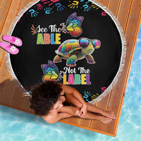 Autism Awareness Month Neurodiversity Beach Blanket 2nd April See The Able Not The Label