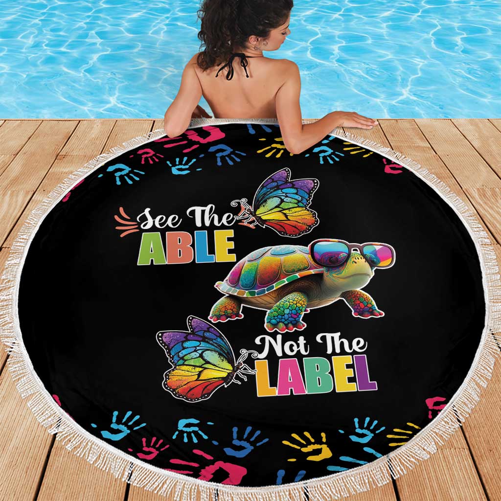 Autism Awareness Month Neurodiversity Beach Blanket 2nd April See The Able Not The Label