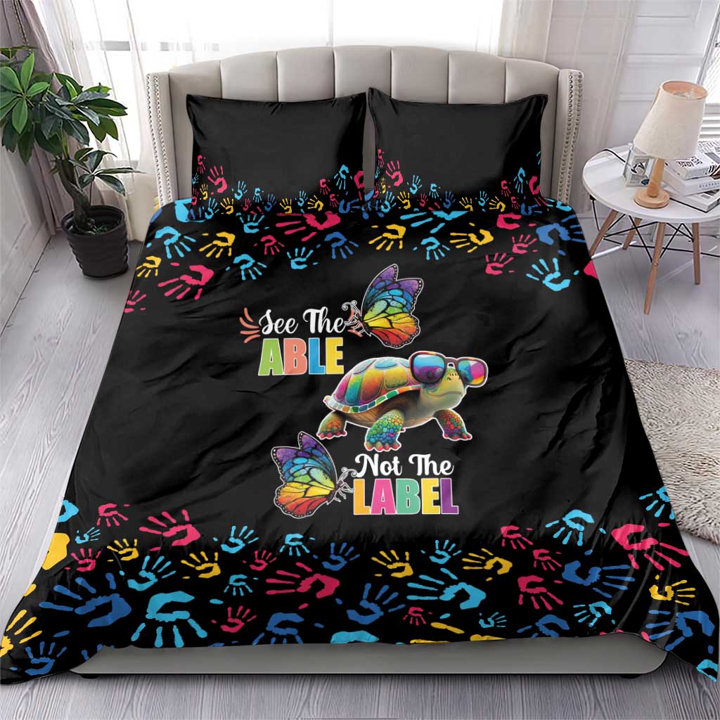 Autism Awareness Month Neurodiversity Bedding Set 2nd April See The Able Not The Label