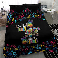Autism Awareness Month Neurodiversity Bedding Set 2nd April See The Able Not The Label