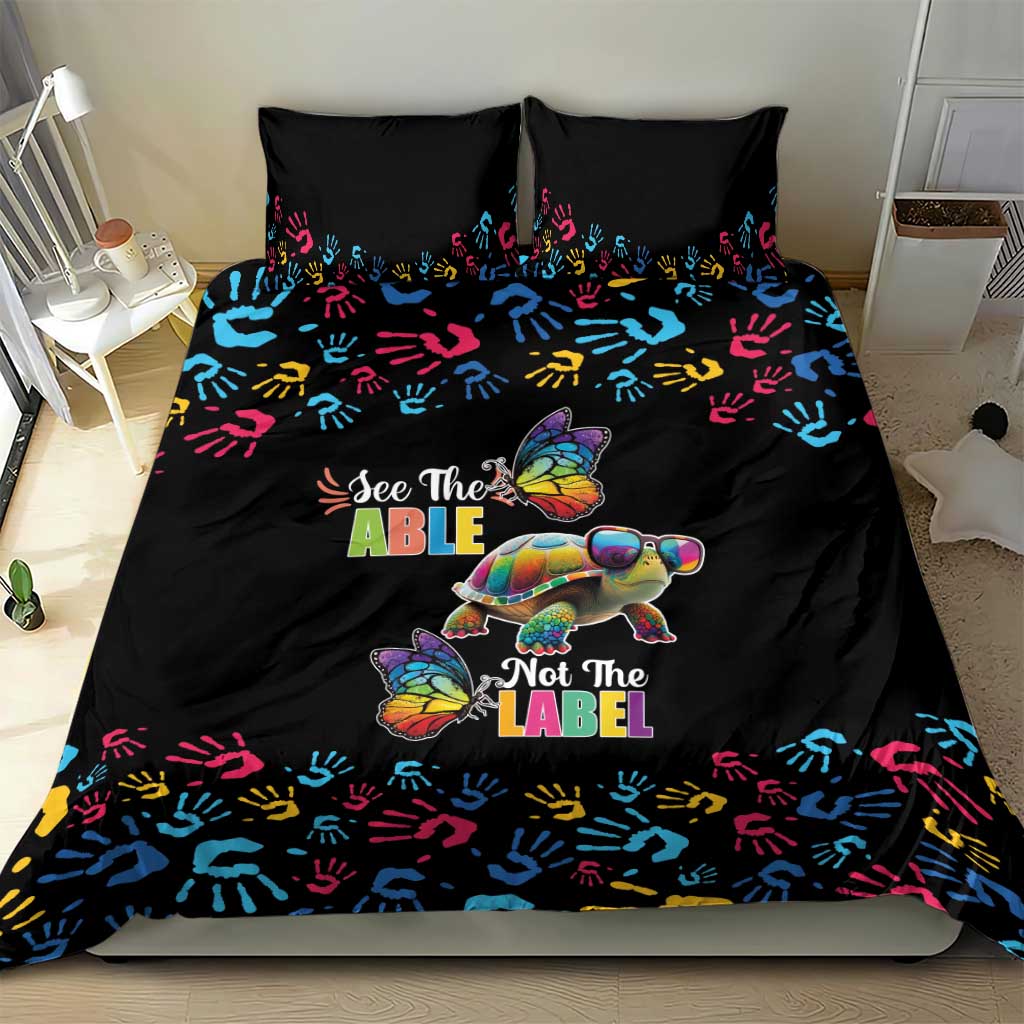Autism Awareness Month Neurodiversity Bedding Set 2nd April See The Able Not The Label