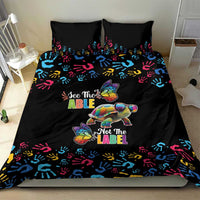 Autism Awareness Month Neurodiversity Bedding Set 2nd April See The Able Not The Label