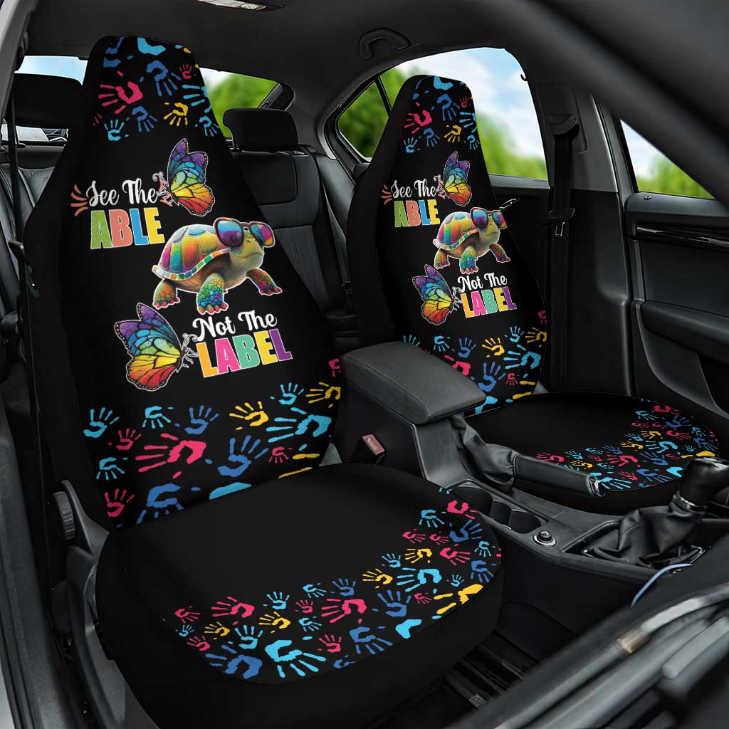 Autism Awareness Month Neurodiversity Car Seat Cover 2nd April See The Able Not The Label