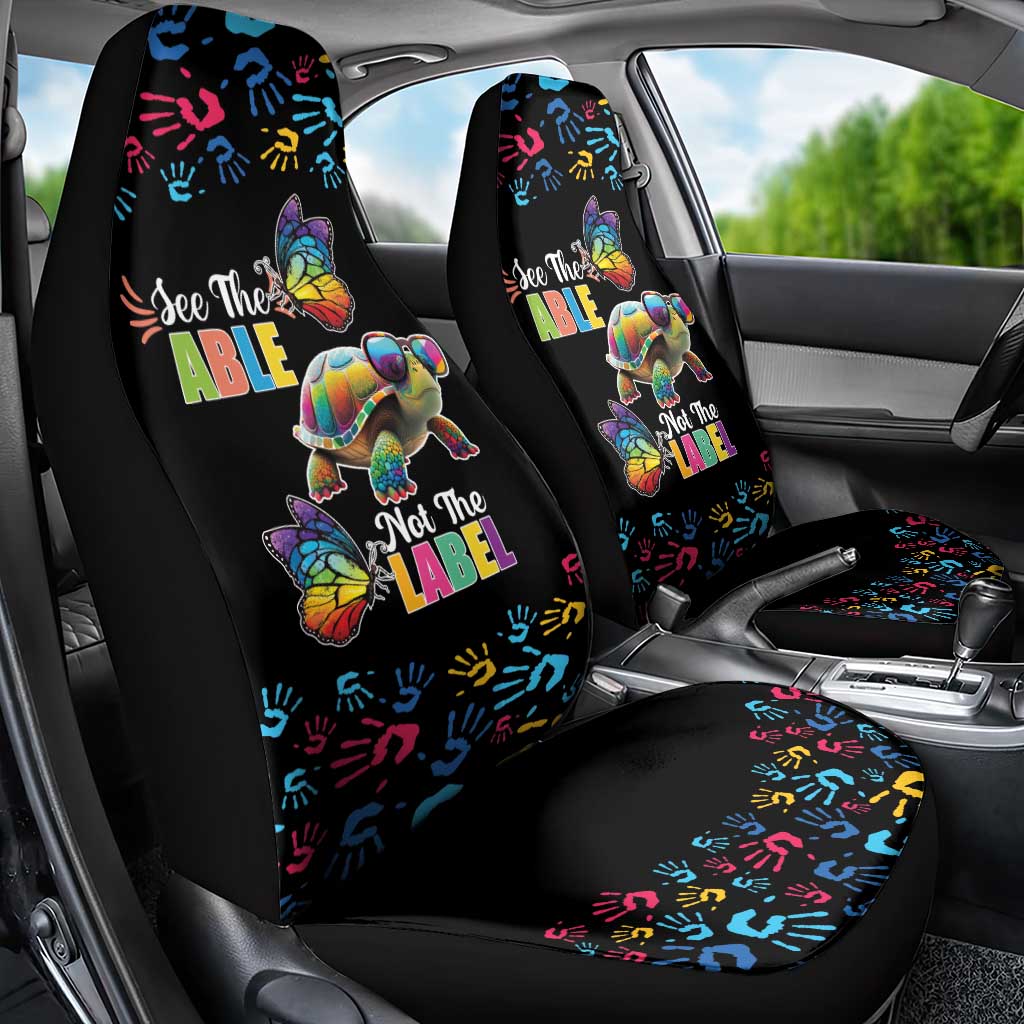 Autism Awareness Month Neurodiversity Car Seat Cover 2nd April See The Able Not The Label