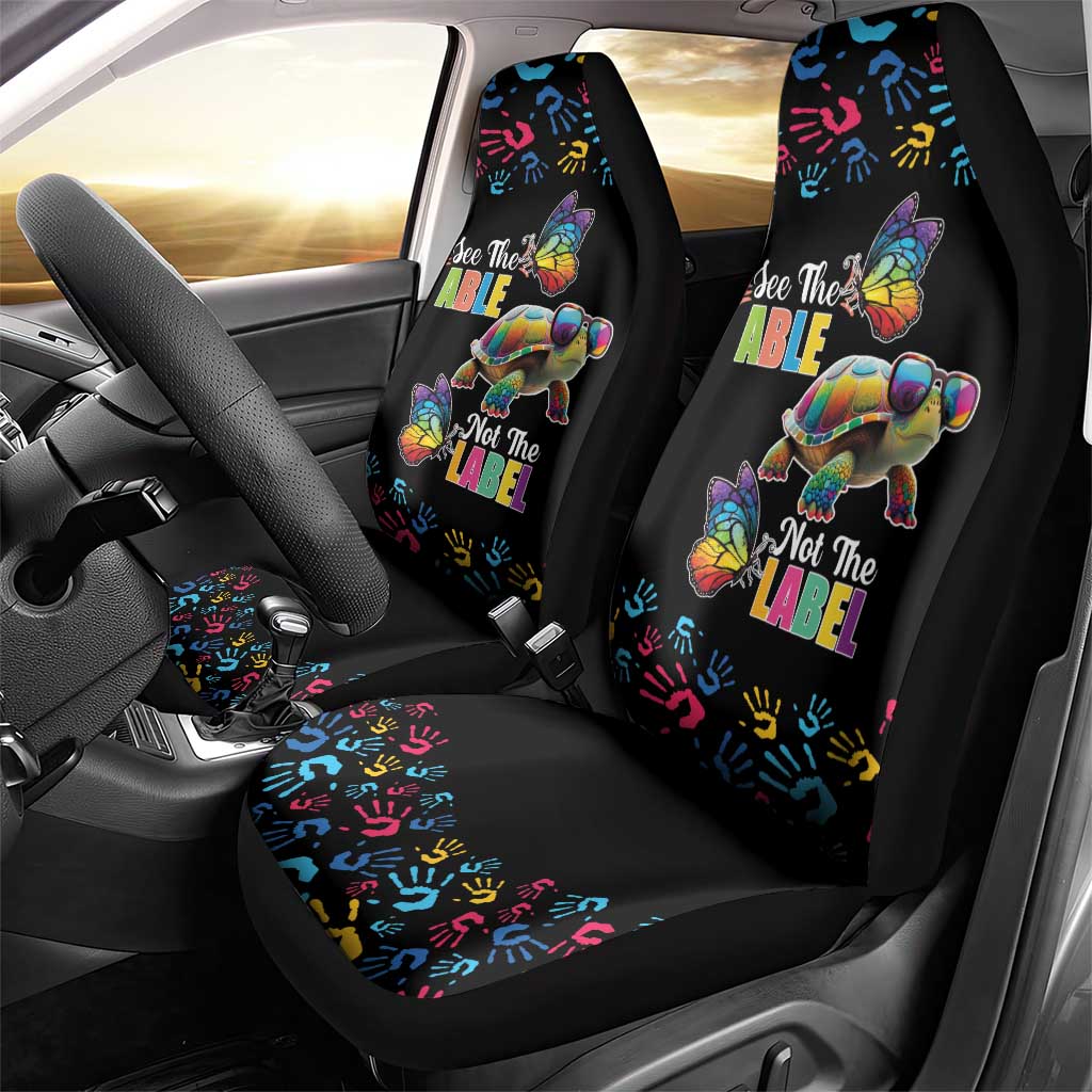 Autism Awareness Month Neurodiversity Car Seat Cover 2nd April See The Able Not The Label