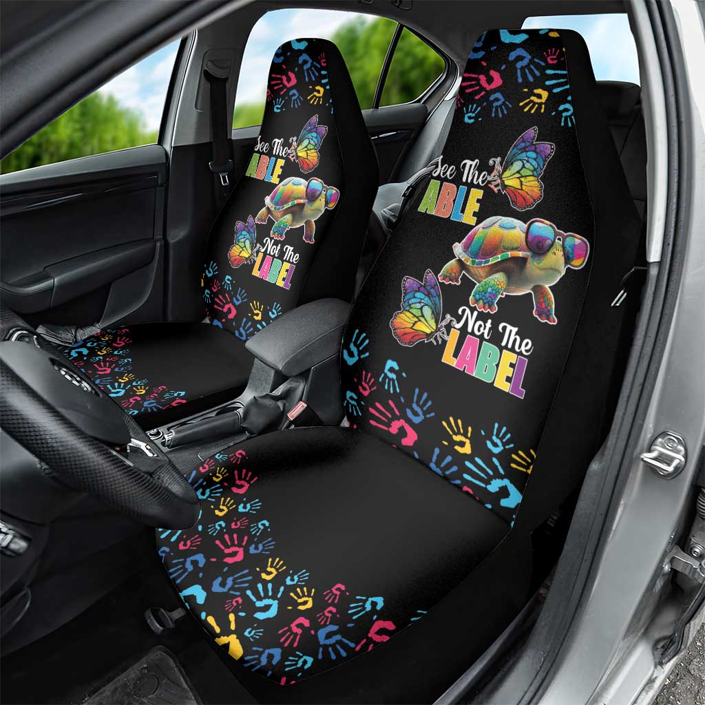 Autism Awareness Month Neurodiversity Car Seat Cover 2nd April See The Able Not The Label