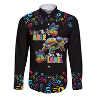 Autism Awareness Month Neurodiversity Family Matching Long Sleeve Bodycon Dress and Hawaiian Shirt 2nd April See The Able Not The Label