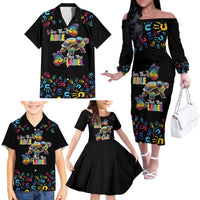 Autism Awareness Month Neurodiversity Family Matching Off The Shoulder Long Sleeve Dress and Hawaiian Shirt 2nd April See The Able Not The Label