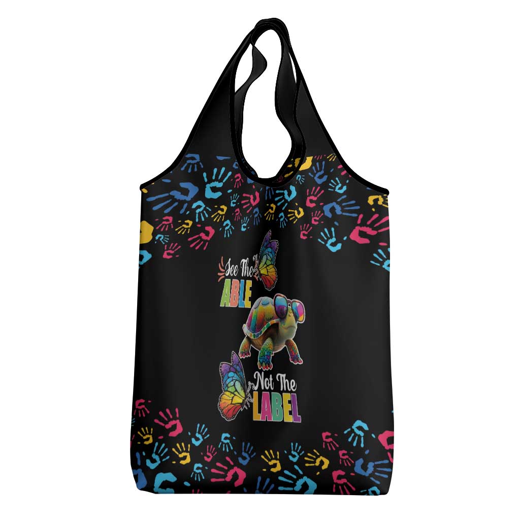 Autism Awareness Month Neurodiversity Grocery Bag 2nd April See The Able Not The Label
