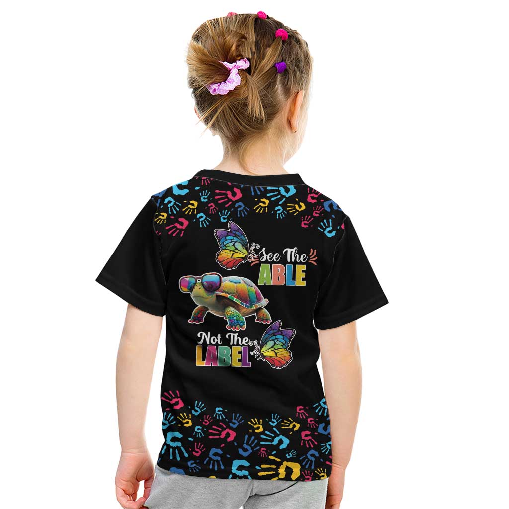 Autism Awareness Month Neurodiversity Kid T Shirt 2nd April See The Able Not The Label