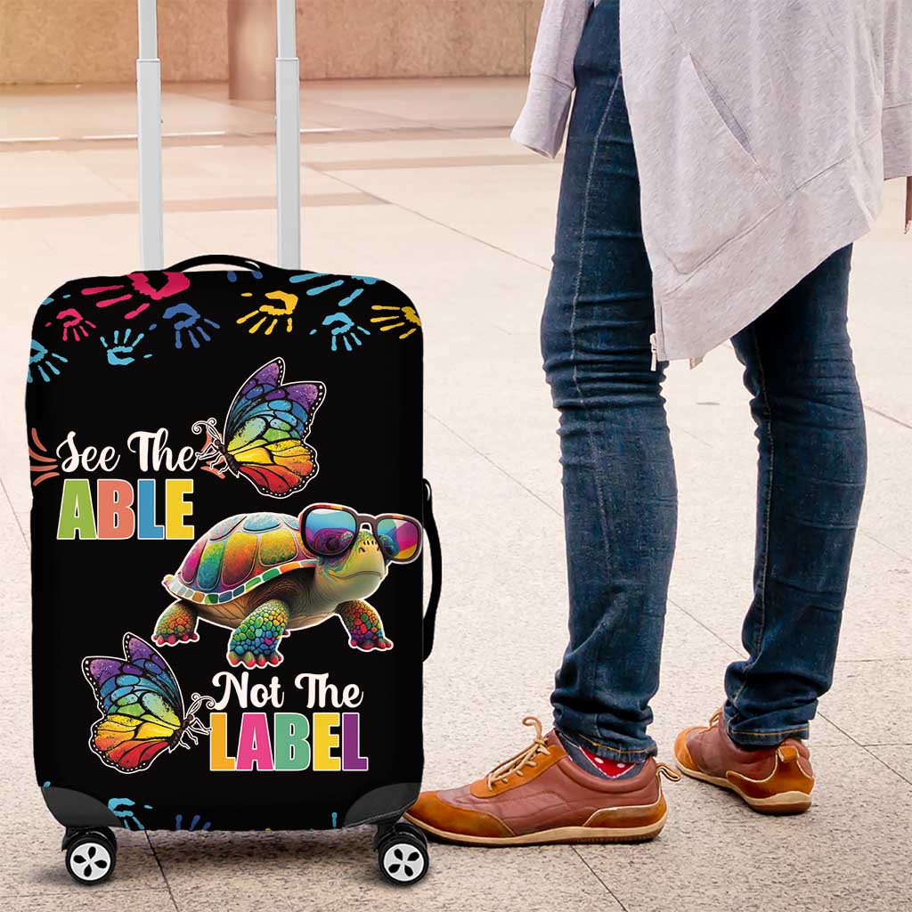 Autism Awareness Month Neurodiversity Luggage Cover 2nd April See The Able Not The Label