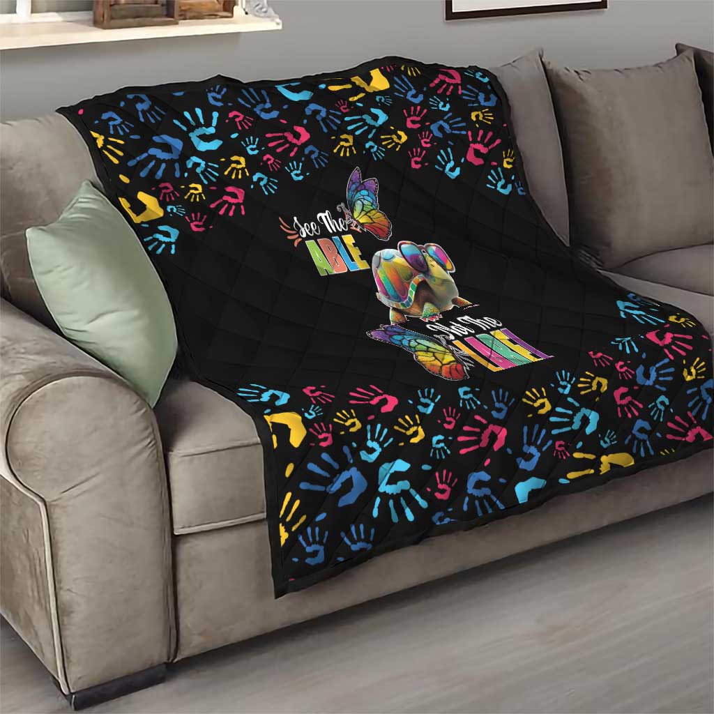 Autism Awareness Month Neurodiversity Quilt 2nd April See The Able Not The Label