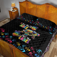 Autism Awareness Month Neurodiversity Quilt Bed Set 2nd April See The Able Not The Label