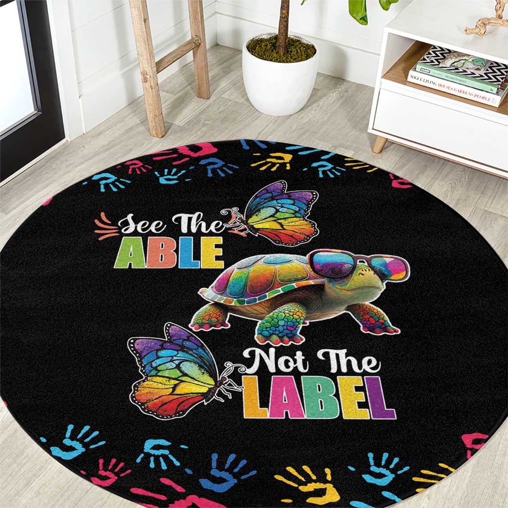 Autism Awareness Month Neurodiversity Round Carpet 2nd April See The Able Not The Label