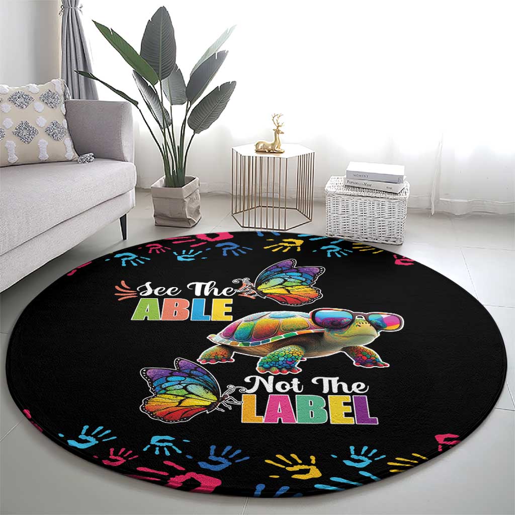 Autism Awareness Month Neurodiversity Round Carpet 2nd April See The Able Not The Label