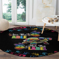 Autism Awareness Month Neurodiversity Round Carpet 2nd April See The Able Not The Label