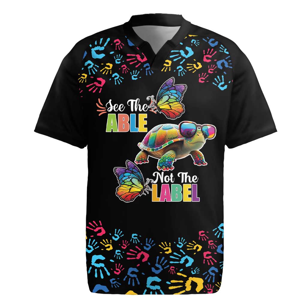 Autism Awareness Month Neurodiversity Rugby Jersey 2nd April See The Able Not The Label