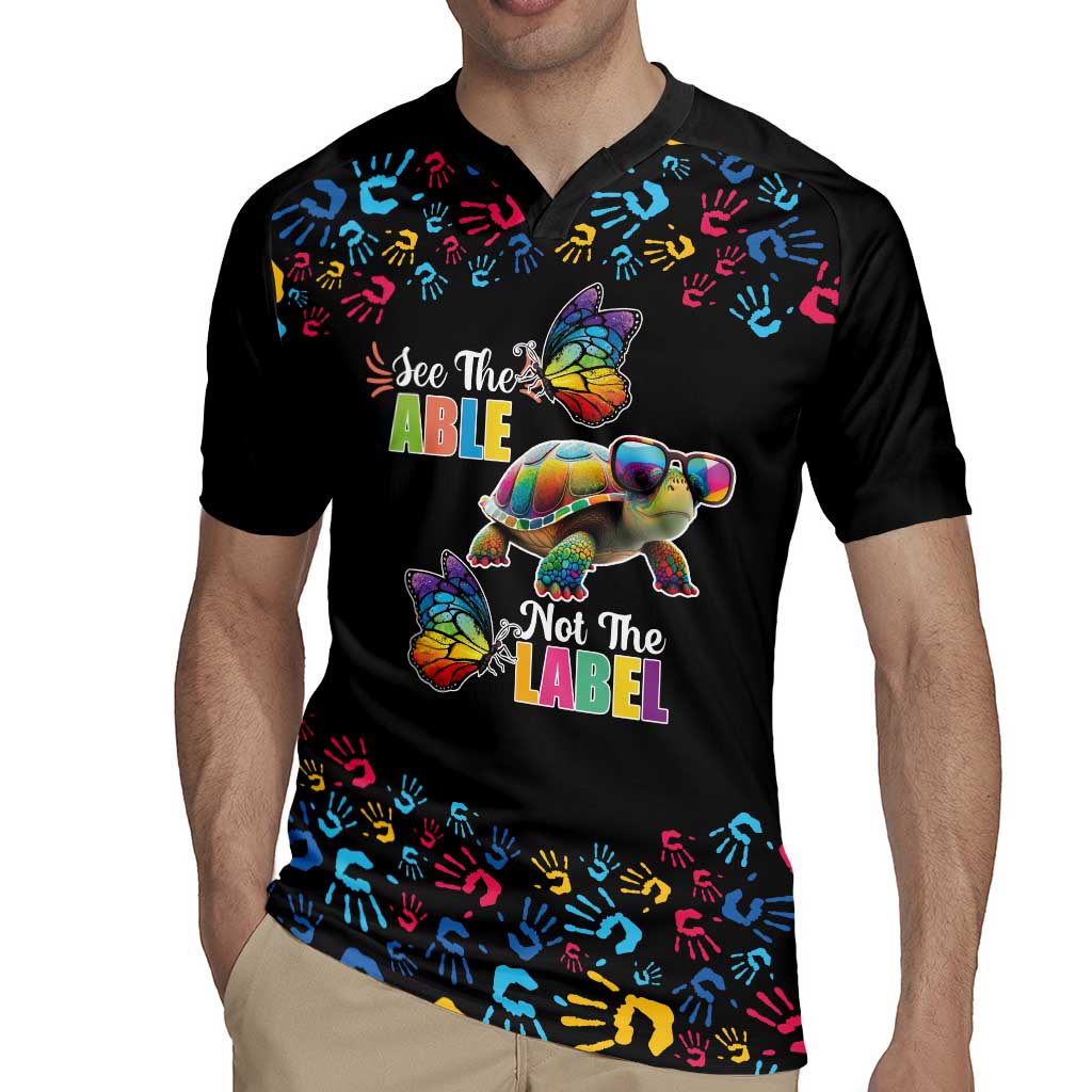 Autism Awareness Month Neurodiversity Rugby Jersey 2nd April See The Able Not The Label