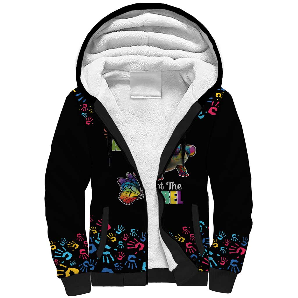 Autism Awareness Month Neurodiversity Sherpa Hoodie 2nd April See The Able Not The Label