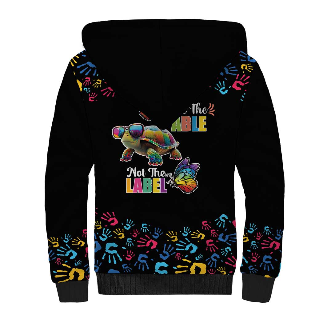 Autism Awareness Month Neurodiversity Sherpa Hoodie 2nd April See The Able Not The Label