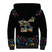 Autism Awareness Month Neurodiversity Sherpa Hoodie 2nd April See The Able Not The Label