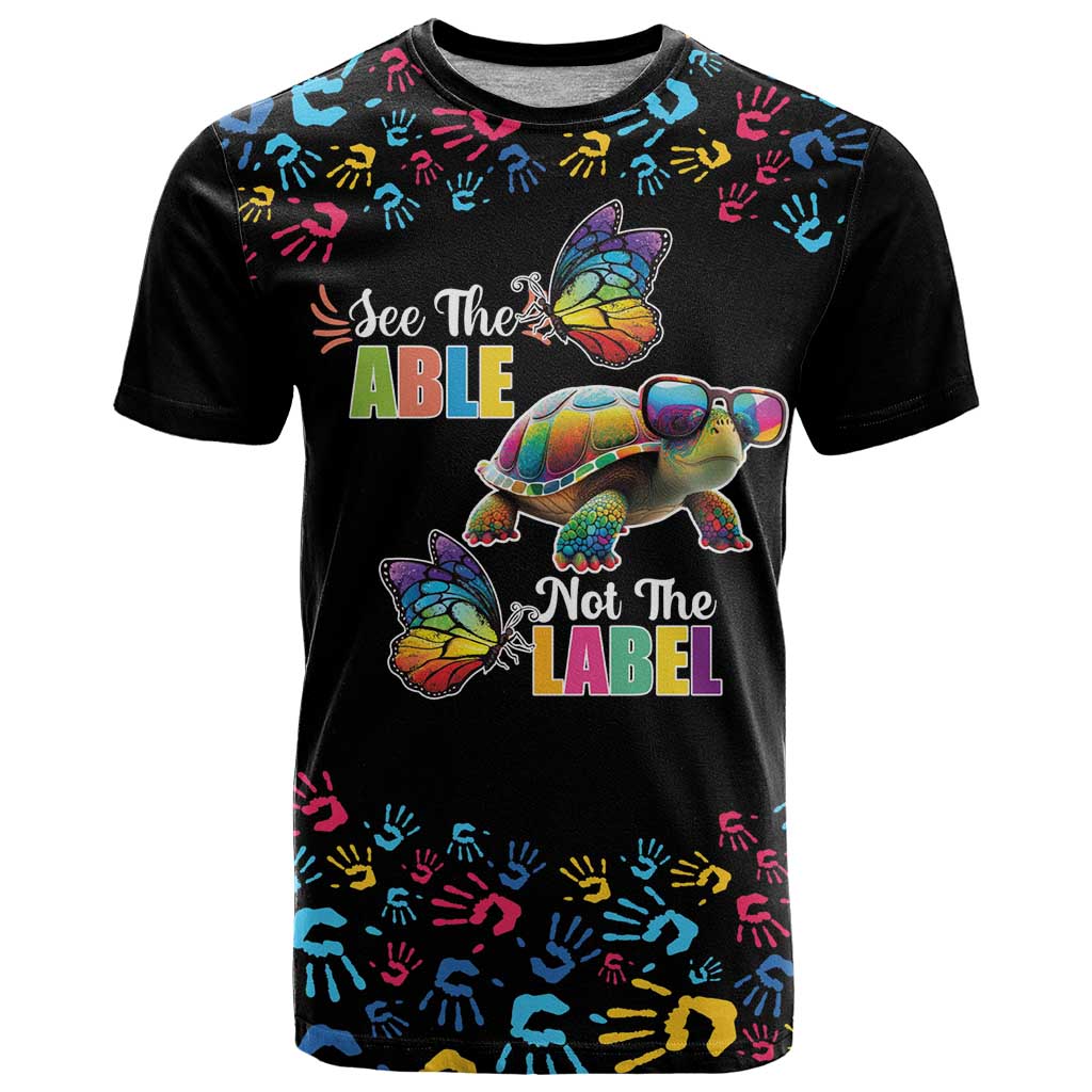 Autism Awareness Month Neurodiversity T Shirt 2nd April See The Able Not The Label