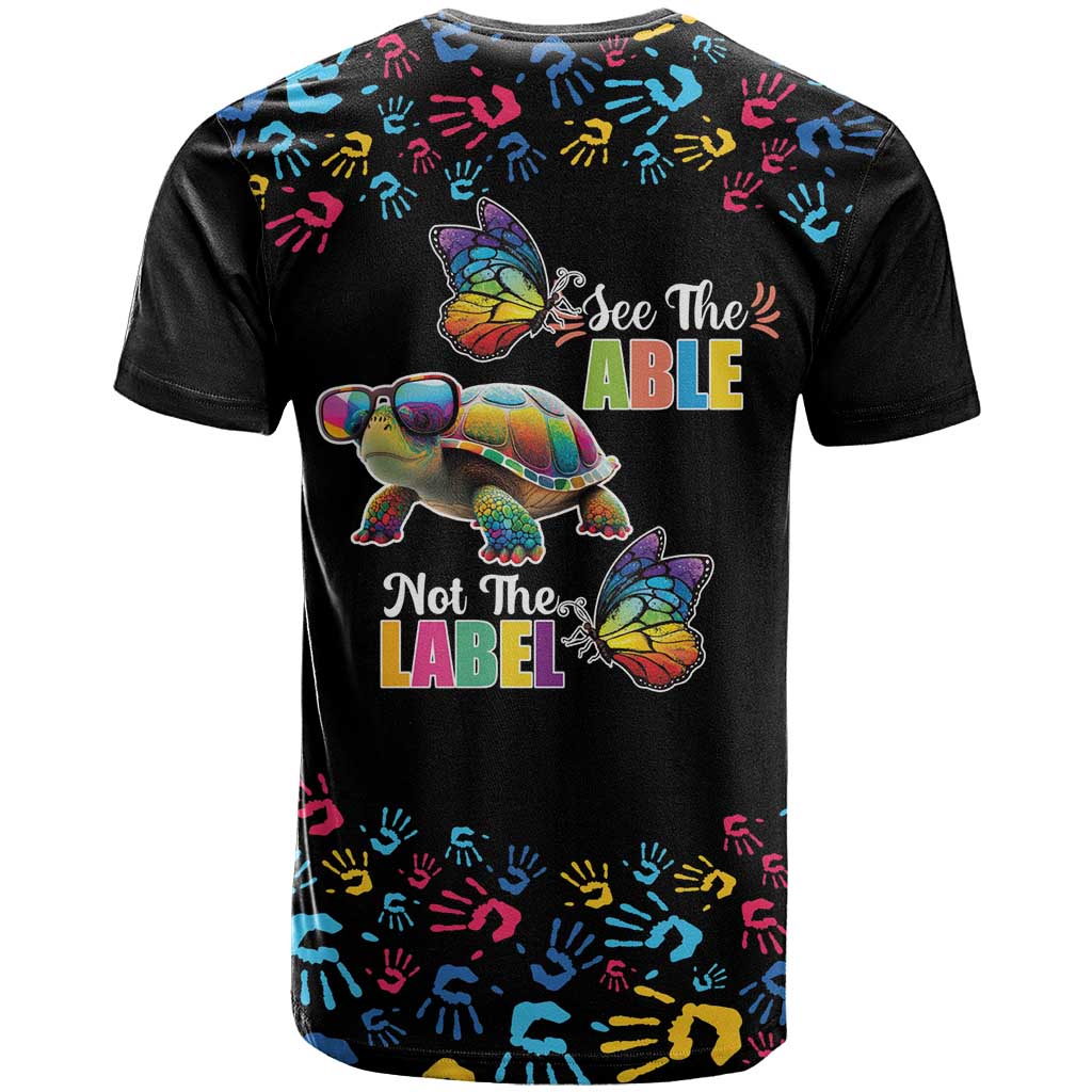 Autism Awareness Month Neurodiversity T Shirt 2nd April See The Able Not The Label