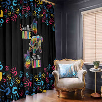 Autism Awareness Month Neurodiversity Window Curtain 2nd April See The Able Not The Label