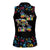Autism Awareness Month Neurodiversity Women Sleeveless Polo Shirt 2nd April See The Able Not The Label