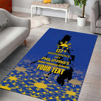 Philippines Independence Day Area Rug Kalayaan Kinabukasan Kasaysayan