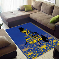 Philippines Independence Day Area Rug Kalayaan Kinabukasan Kasaysayan