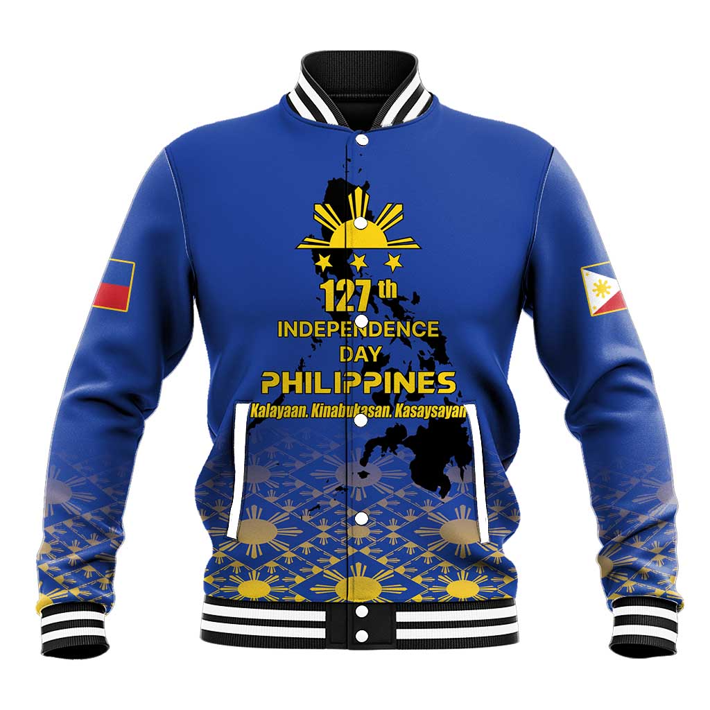 Philippines Independence Day Baseball Jacket Kalayaan Kinabukasan Kasaysayan