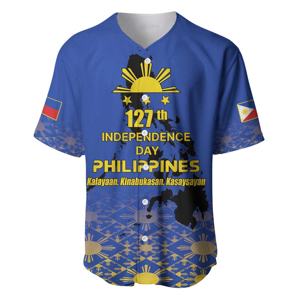 Philippines Independence Day Baseball Jersey Kalayaan Kinabukasan Kasaysayan