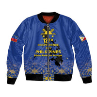 Philippines Independence Day Bomber Jacket Kalayaan Kinabukasan Kasaysayan