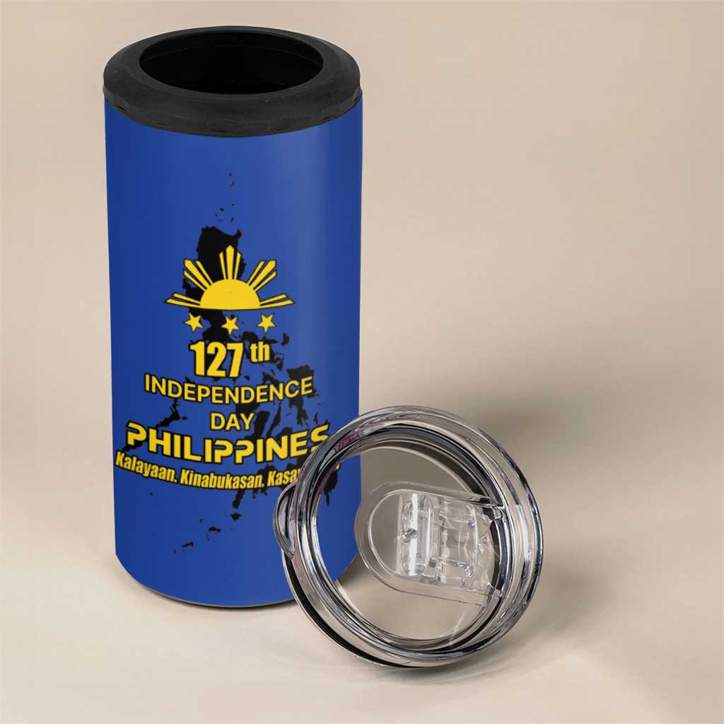 Philippines Independence Day 4 in 1 Can Cooler Tumbler Kalayaan Kinabukasan Kasaysayan