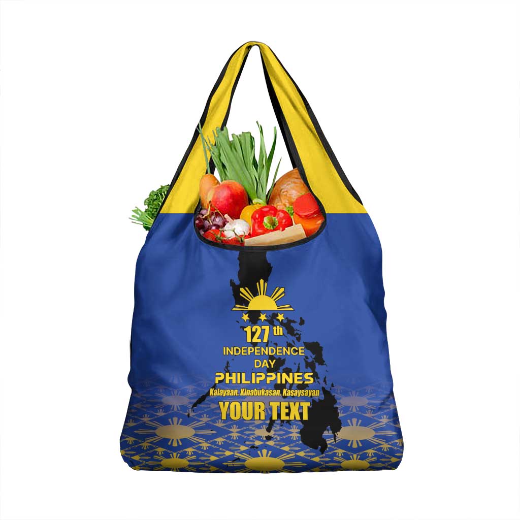 Philippines Independence Day Grocery Bag Kalayaan Kinabukasan Kasaysayan