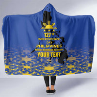 Philippines Independence Day Hooded Blanket Kalayaan Kinabukasan Kasaysayan