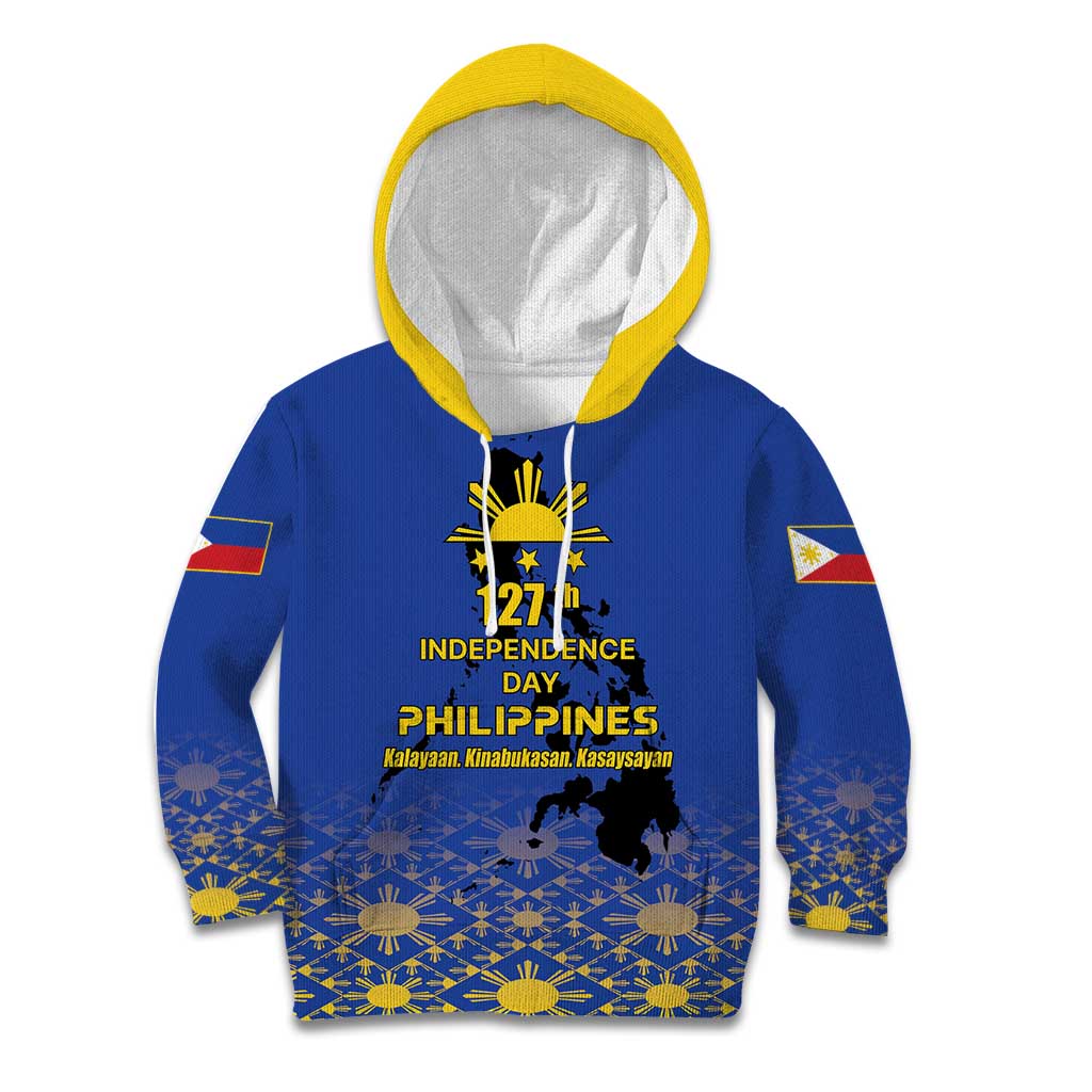 Philippines Independence Day Kid Hoodie Kalayaan Kinabukasan Kasaysayan