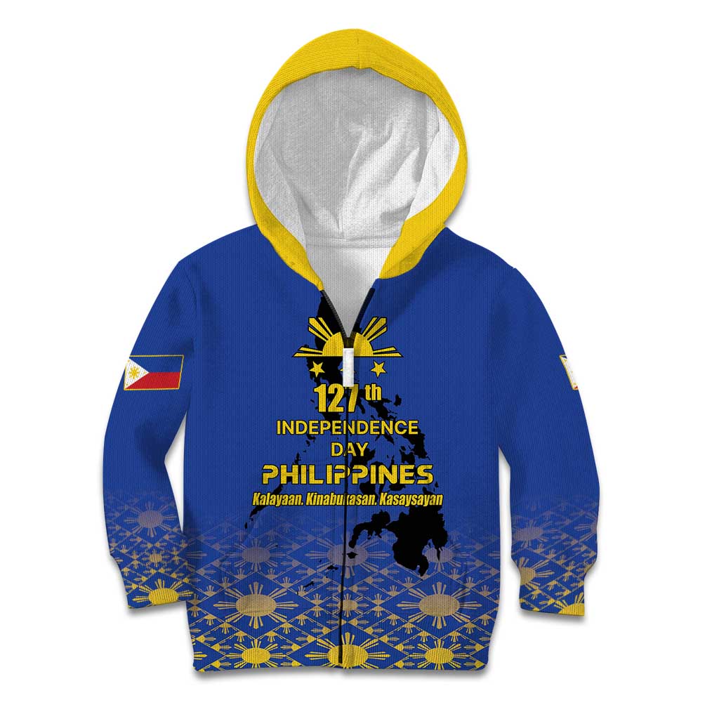 Philippines Independence Day Kid Hoodie Kalayaan Kinabukasan Kasaysayan
