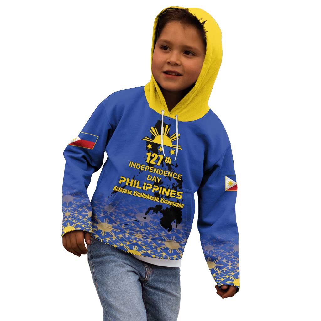 Philippines Independence Day Kid Hoodie Kalayaan Kinabukasan Kasaysayan