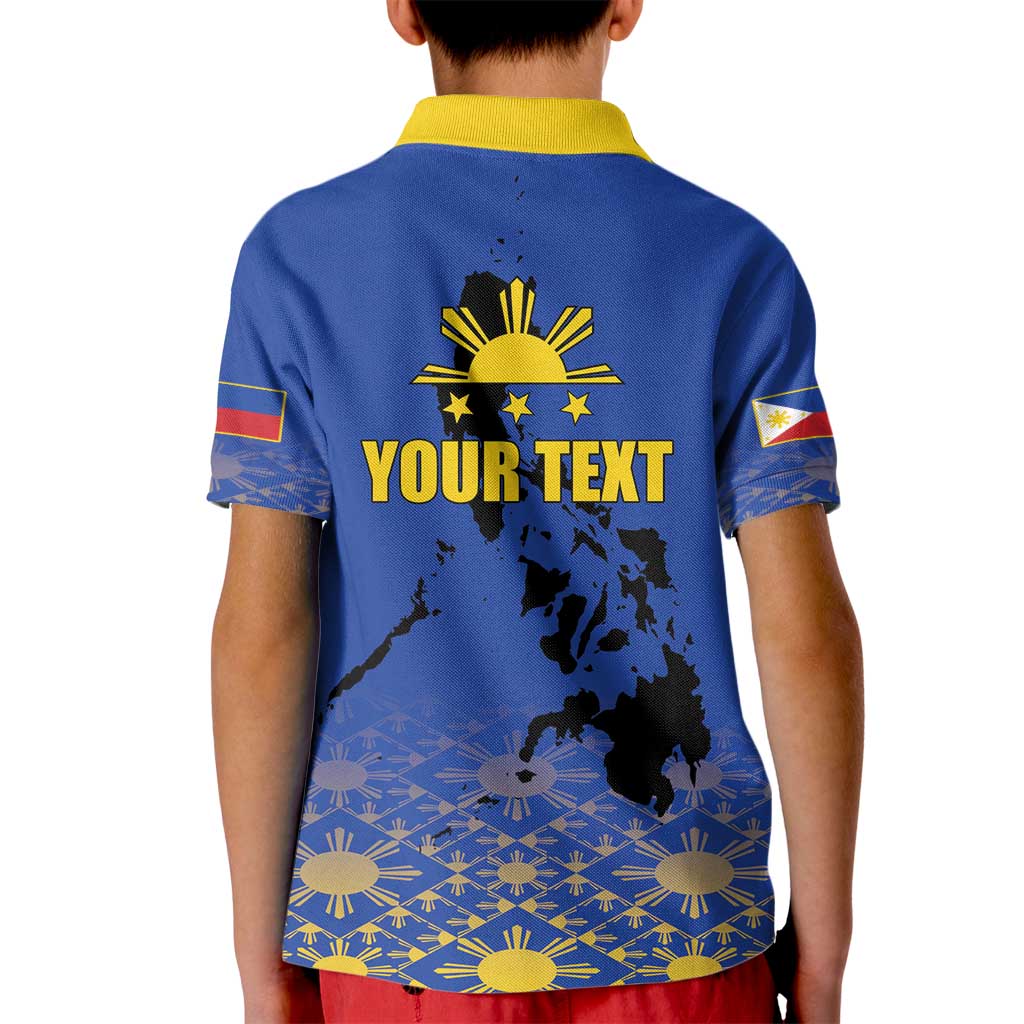 Philippines Independence Day Kid Polo Shirt Kalayaan Kinabukasan Kasaysayan