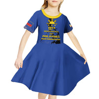 Philippines Independence Day Kid Short Sleeve Dress Kalayaan Kinabukasan Kasaysayan