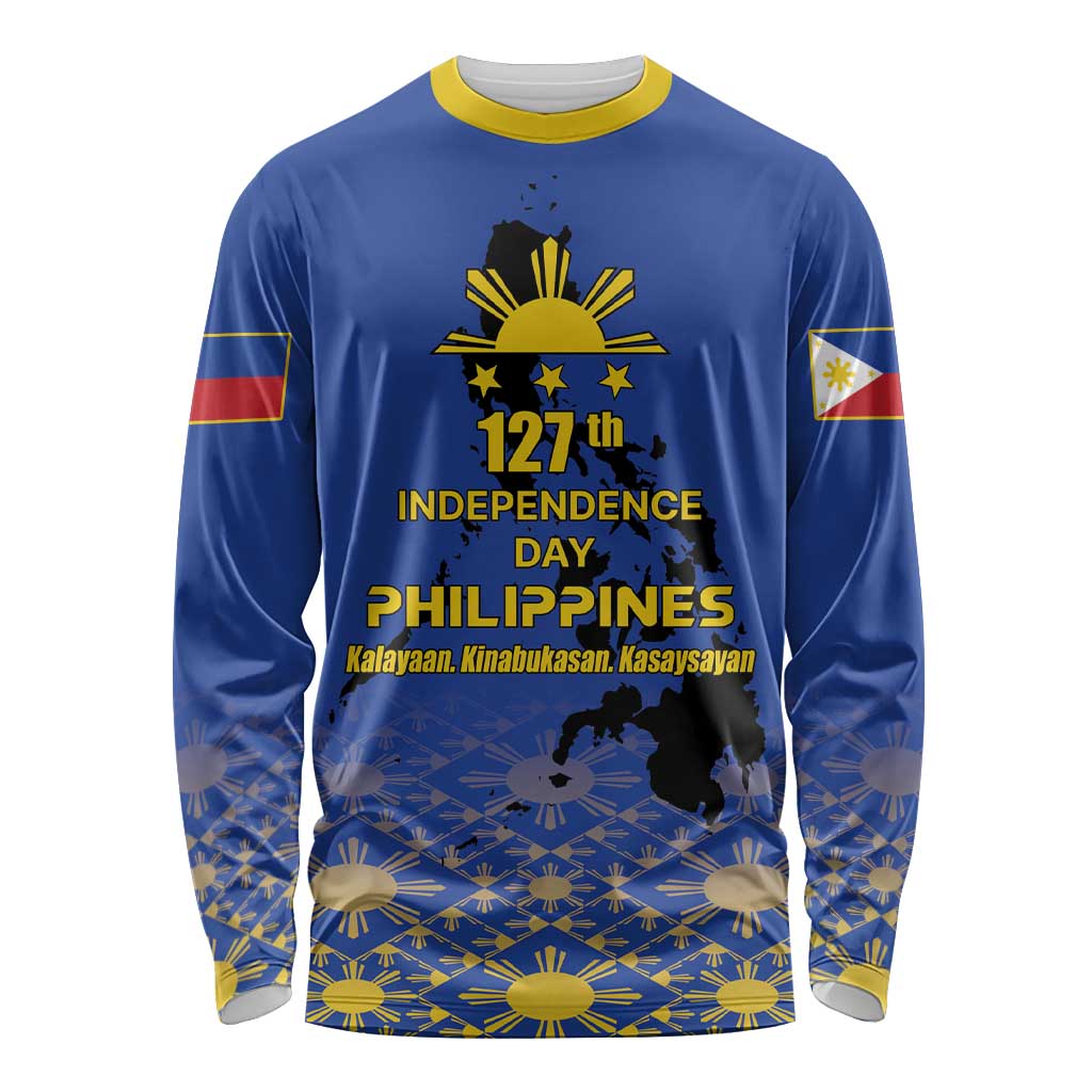 Philippines Independence Day Long Sleeve Shirt Kalayaan Kinabukasan Kasaysayan