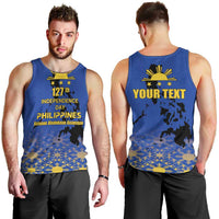 Philippines Independence Day Men Tank Top Kalayaan Kinabukasan Kasaysayan