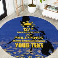 Philippines Independence Day Round Carpet Kalayaan Kinabukasan Kasaysayan