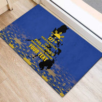 Philippines Independence Day Rubber Doormat Kalayaan Kinabukasan Kasaysayan
