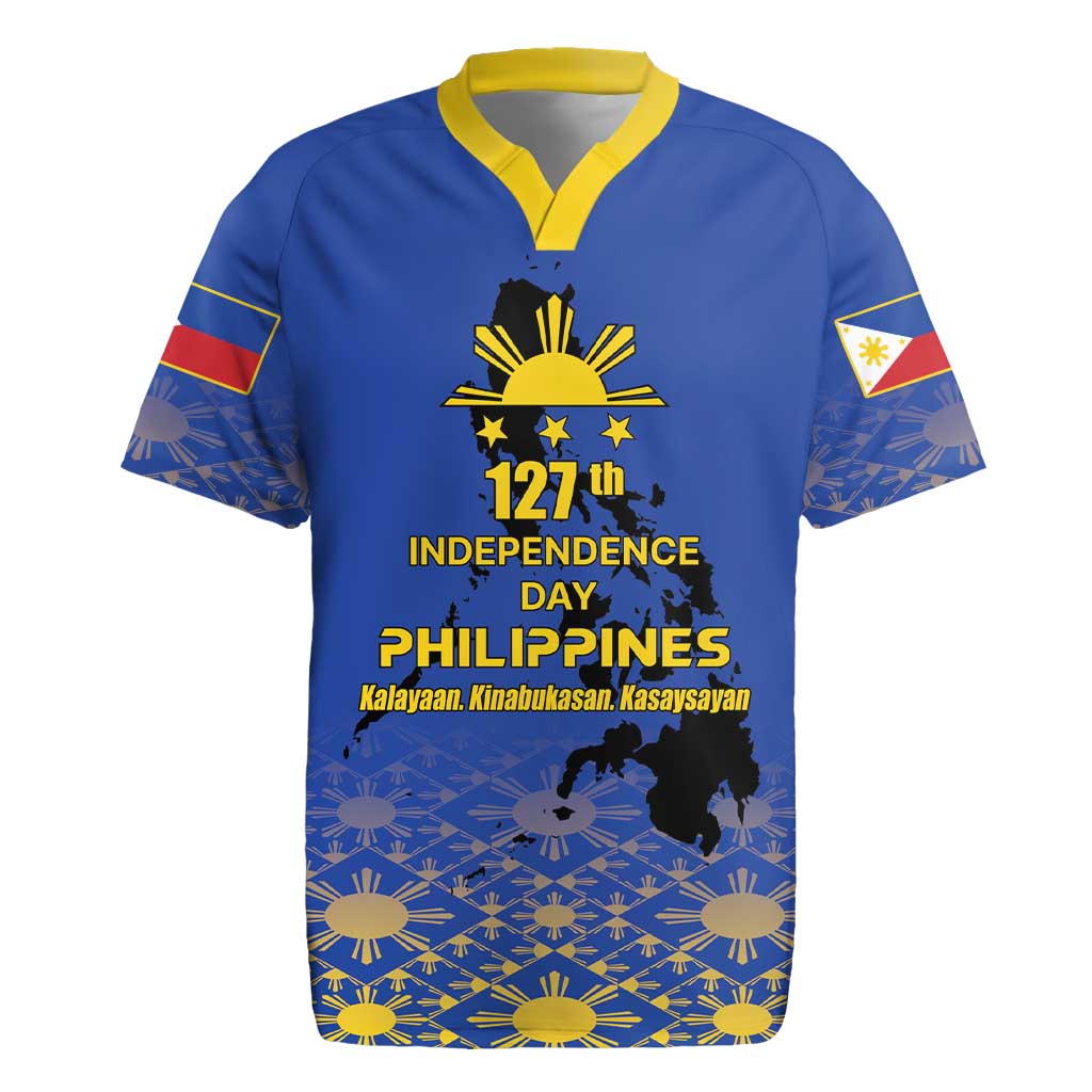 Philippines Independence Day Rugby Jersey Kalayaan Kinabukasan Kasaysayan