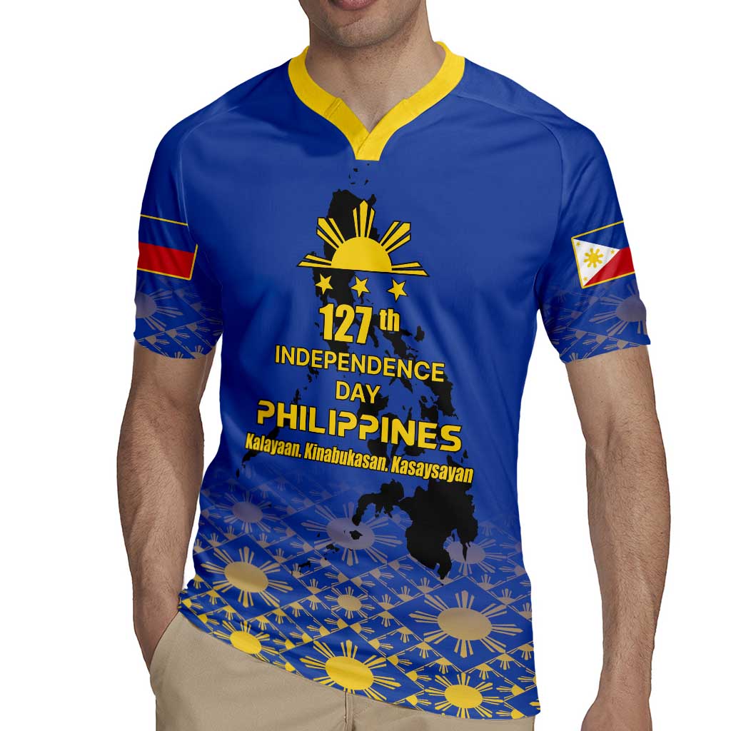 Philippines Independence Day Rugby Jersey Kalayaan Kinabukasan Kasaysayan