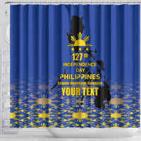 Philippines Independence Day Shower Curtain Kalayaan Kinabukasan Kasaysayan